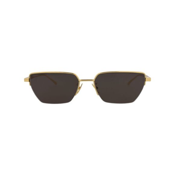 Square-Frame Metal Sunglasses